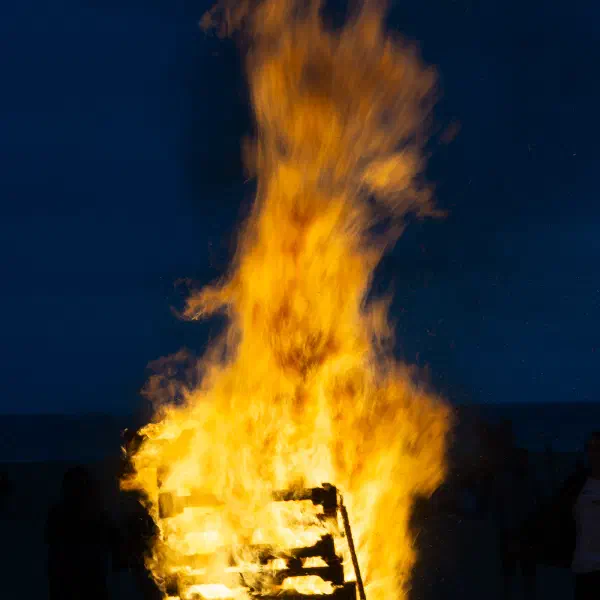 Pallet fire